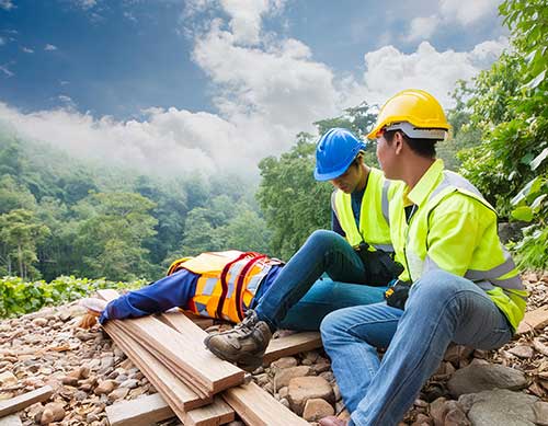 建筑工地上的坍塌事故是指由于土方、脚手架、建筑物结构等部分倒塌引起的工伤事故(图1)